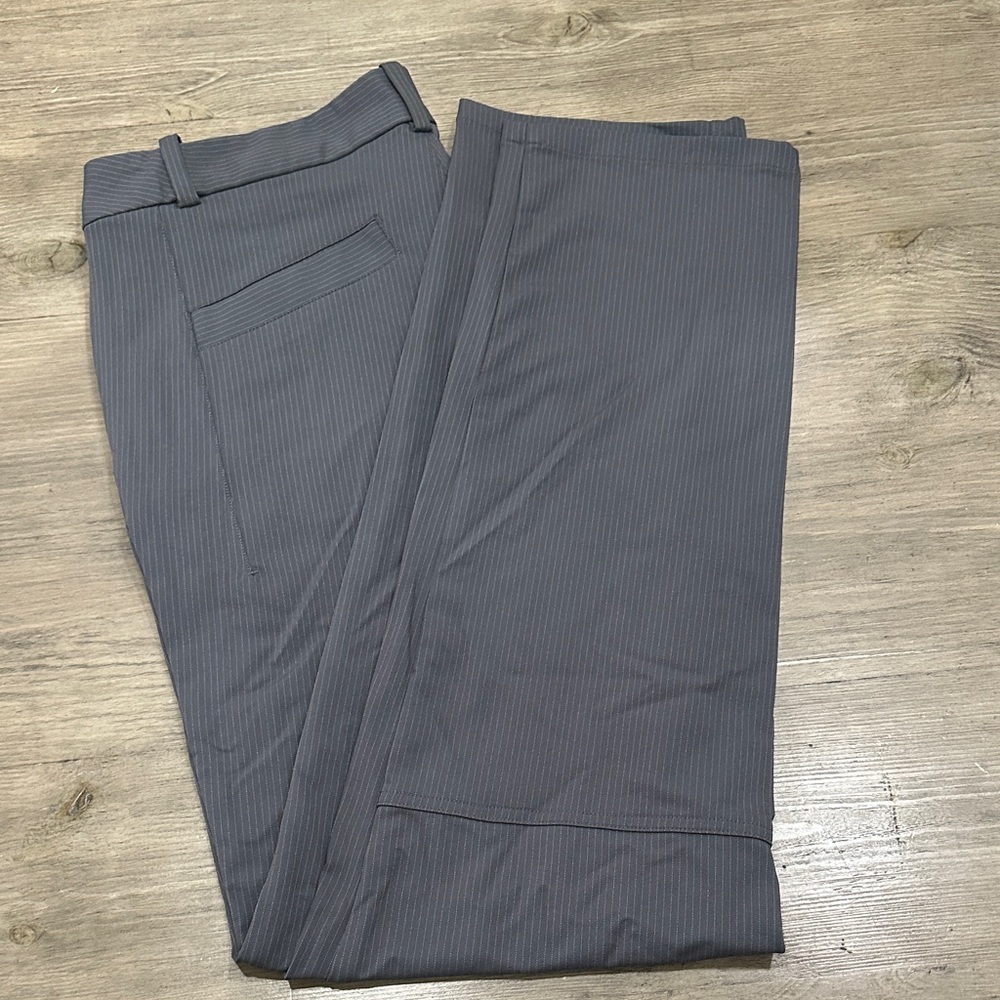 lululemon athletica Men's Pinstripe Gray Dress Pants